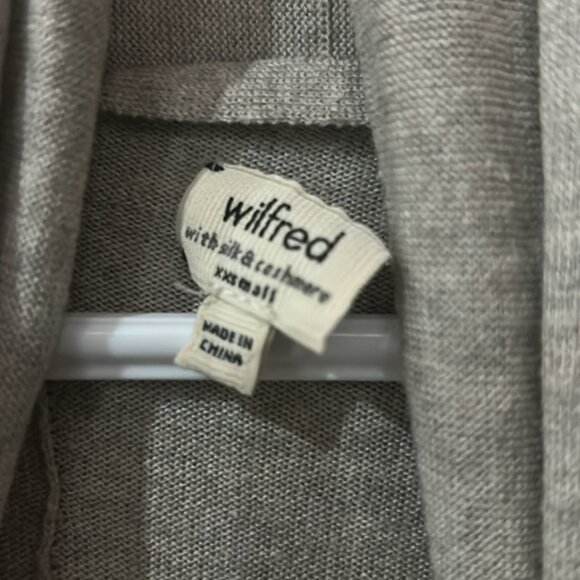 Gray Open Front Cardigan - Picture 5 of 6